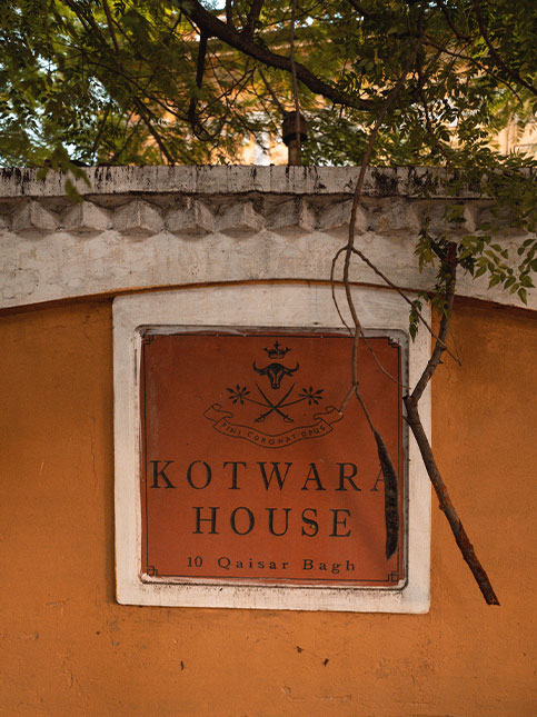 Entrance at the Kotwara house