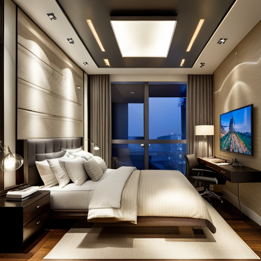 Simple Modern Ceiling Bedroom Design