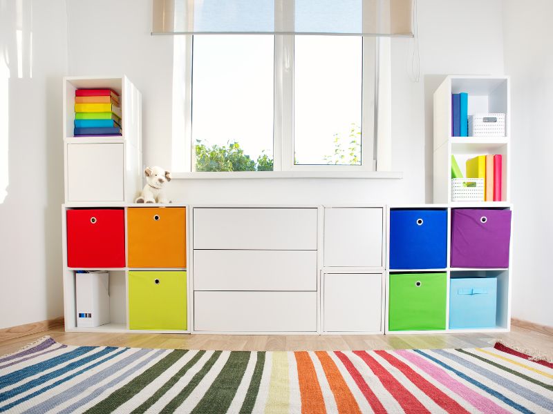 Toy Storage Ideas For Kids Room Beautiful Homes   Kids Toy Organizer With Storage Cabinet 