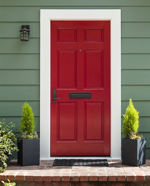 Add colours to your front door design & enhance your home design - Beautiful Homes