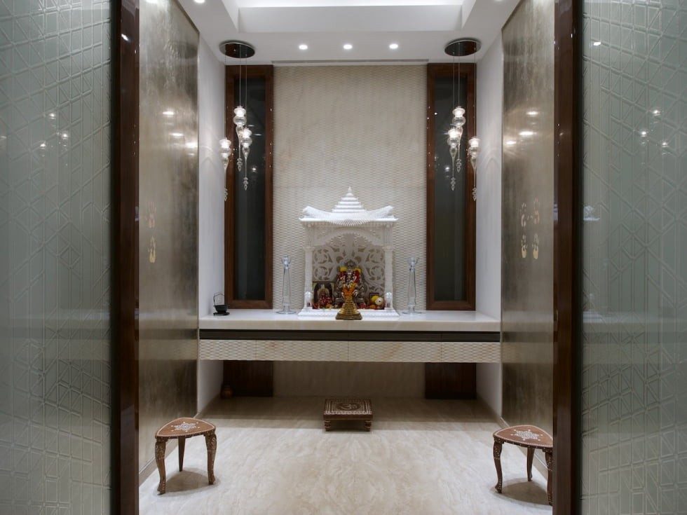 Simple pooja room door design for home - Beautiful Homes