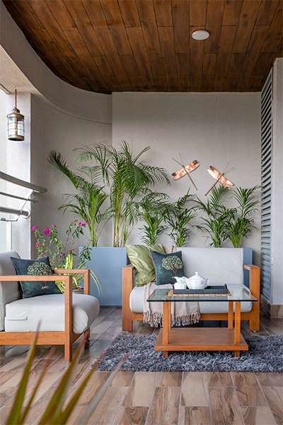 Repurposed teak furniture