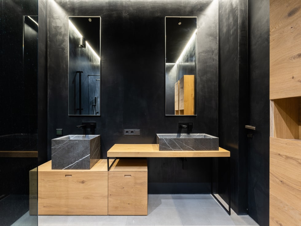 Latest wash basin in black colour - Beautiful Homes