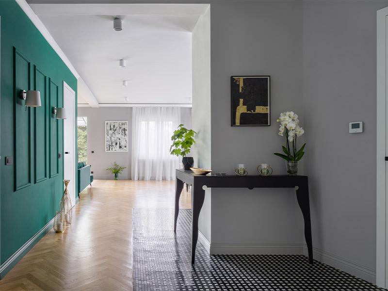 Green hallway paint ideas for your home – Beautiful Homes