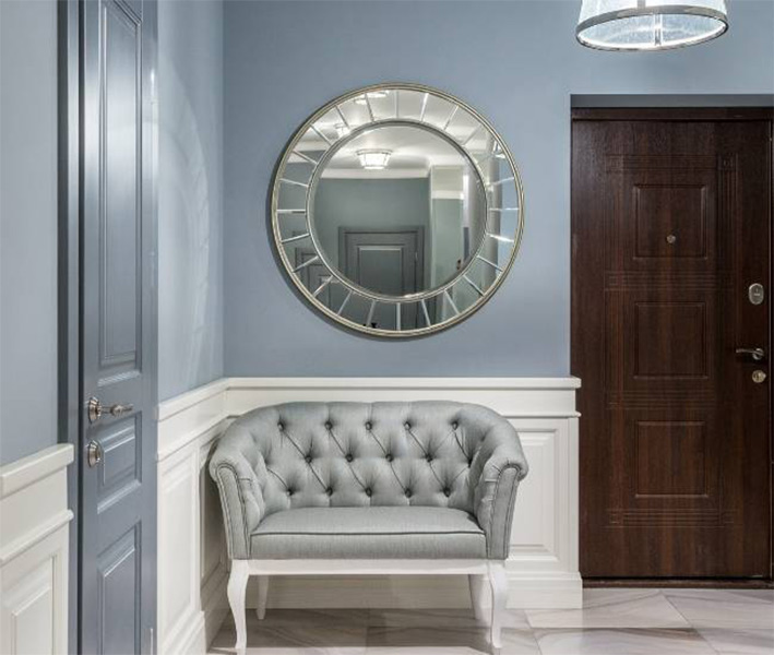 Wall paneling colours for a colourful hallway – Beautiful Homes