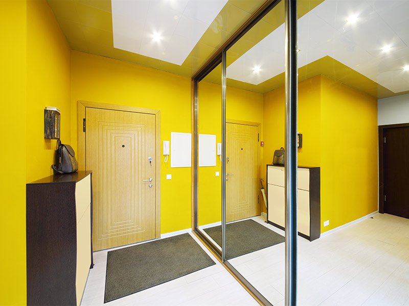 Warm & soft yellow hallway paint ideas - Beautiful Homes