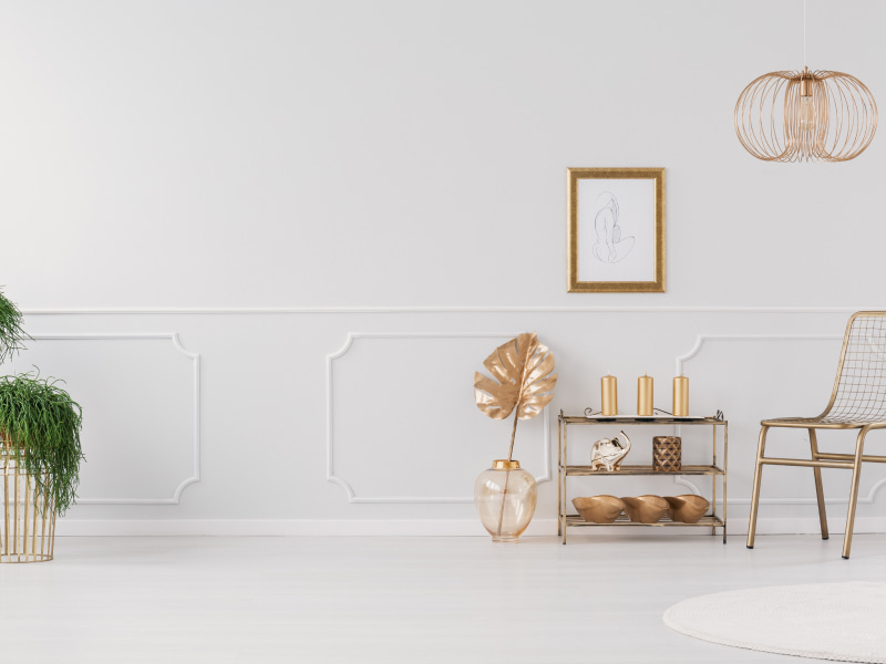 White and Copper Colour Combination Ideas for your Home - Beautiful Homes