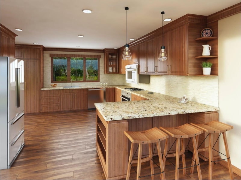 Wooden Kitchen Ideas - Beautiful Homes