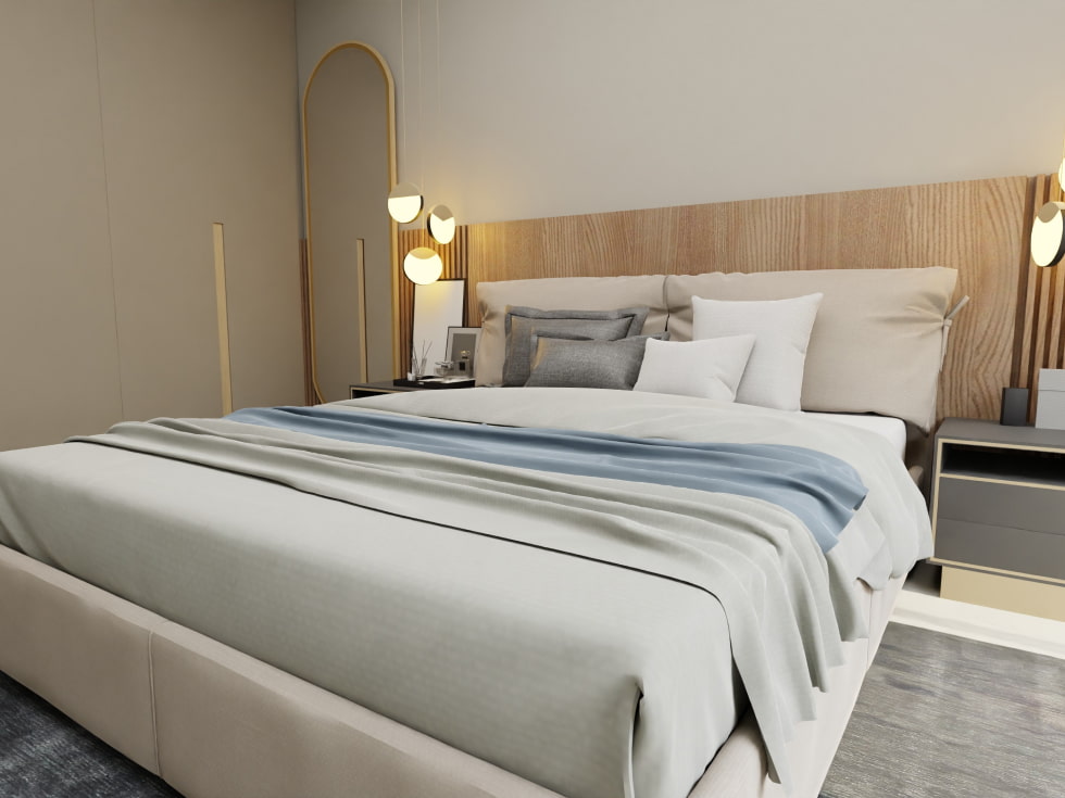 Wooden Tone Scandinavian Bedroom Designs - Beautiful Homes
