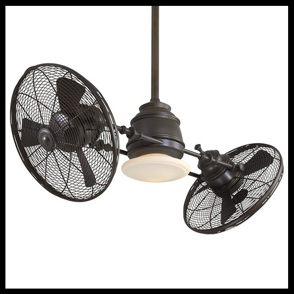 Double headed ceiling fan for your living room - Beautiful Homes