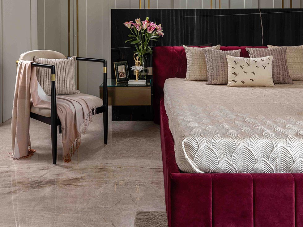 Sleek bedroom marble floor ideas – Beautiful Homes