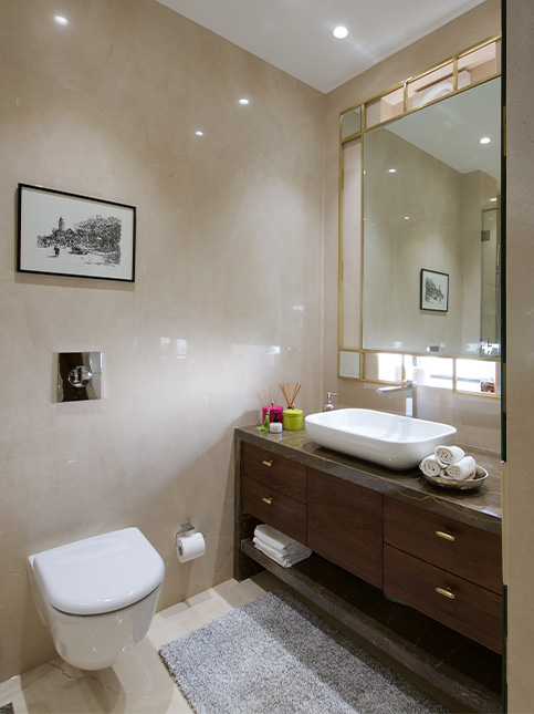 Sleek & simple bathroom marble countertop for your home design – Beautiful Homes