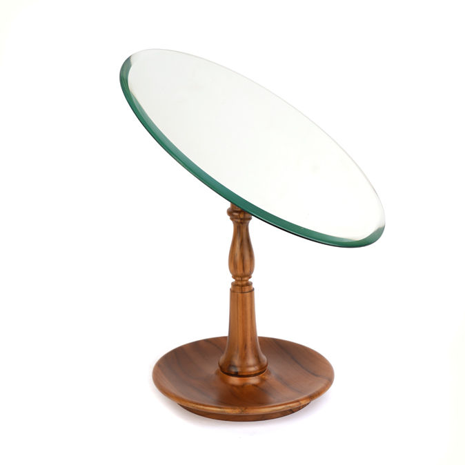 Soundarya Swivel Tabletop Mirror by AnanTaya - Beautiful Homes