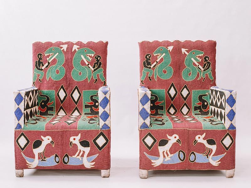 Beaded Chairs for Evoke London - Beautiful Homes