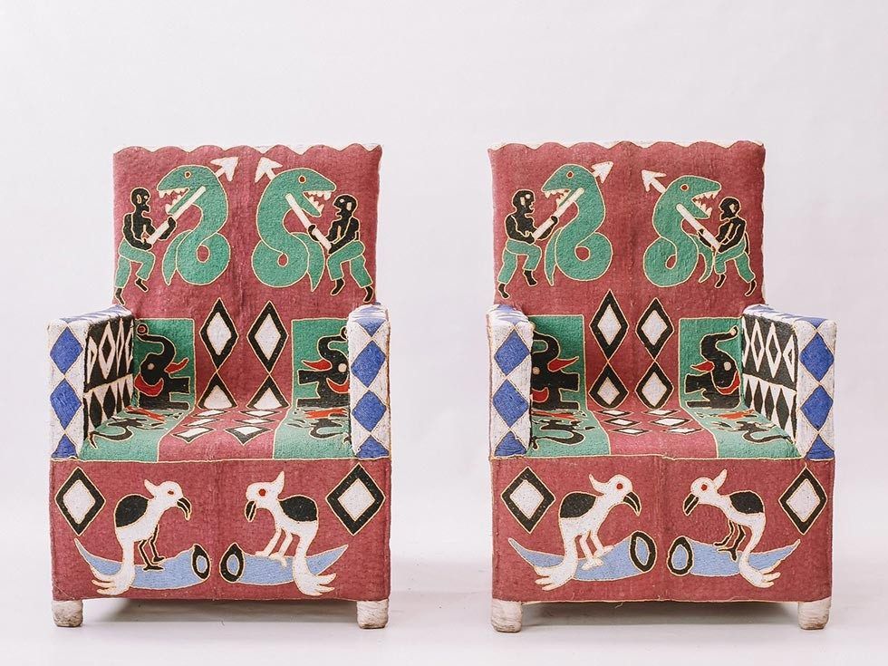 Beaded Chairs for Evoke London - Beautiful Homes
