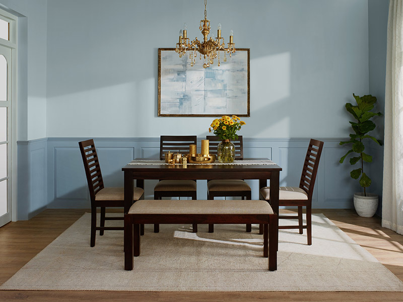 Light Blue Dining Area Designs – Beautiful Homes