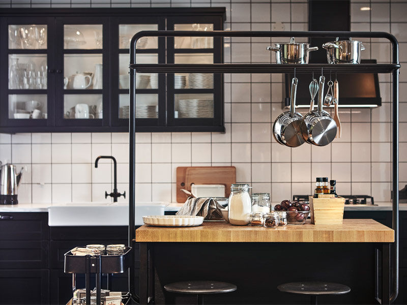 Attractive black & white kitchen design to enhance your home interiors – Beautiful Homes