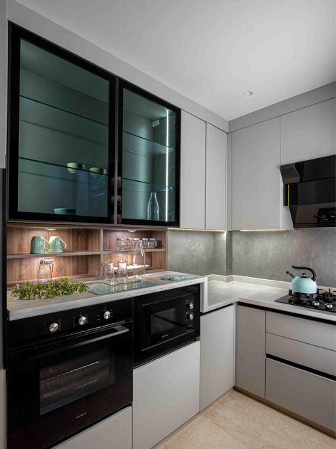 Simple black & white kitchen cabinets design for an elegant home interior – Beautiful Homes