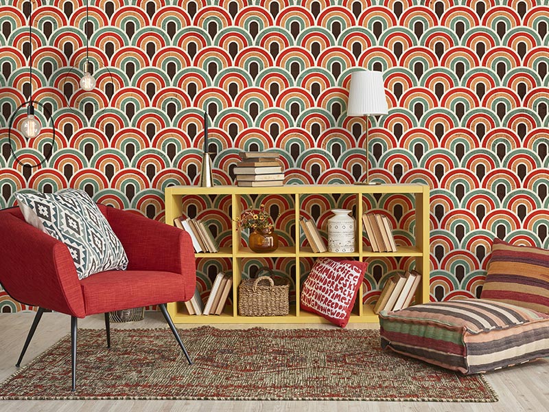 Vibrant wallpaper design for your home design – Beautiful Homes