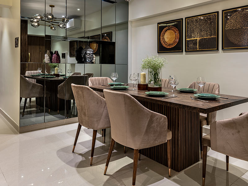 Chic mirror wall panel to enhance your home interiors– Beautiful Homes