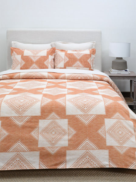 Desert Sun from the Ador ‘Nova’ bedsheet range - Beautiful Homes