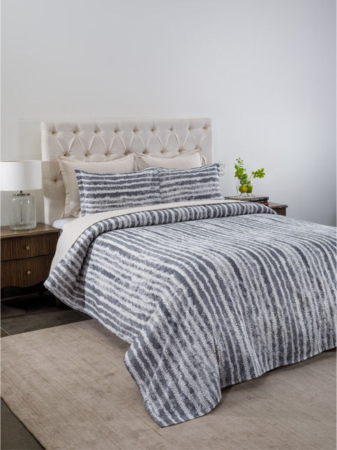 Royale’s striped ‘Zuri’ bedsheet - Beautiful Homes