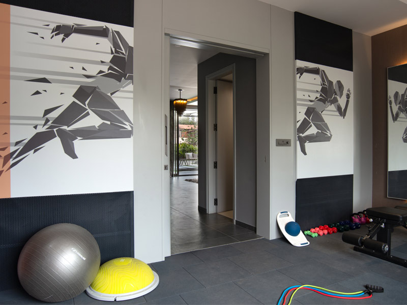 Gym room on the terrace - Beautiful Homes