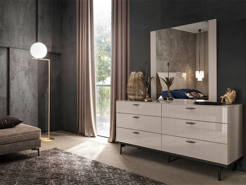 Samira Furniture  Mirror bedroom decor, Mirrored bedroom