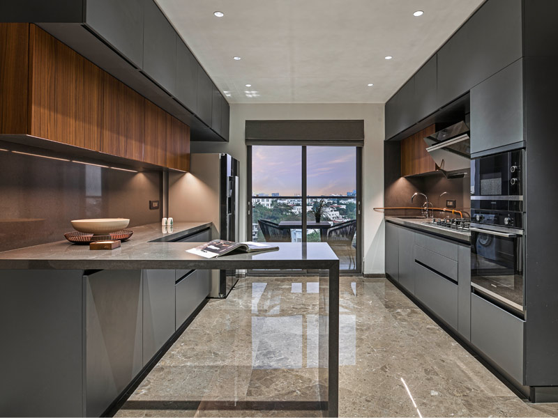 Matt Grey Kitchen Countertop - Beautiful Homes