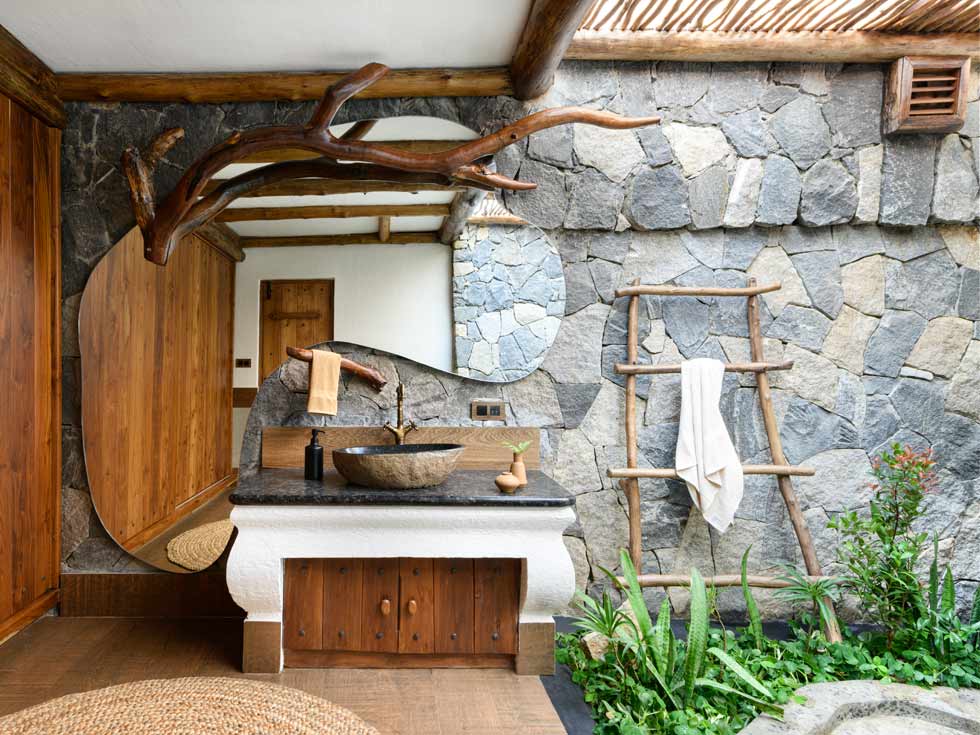 Wooden theme Modern Bathroom – Beautiful Homes