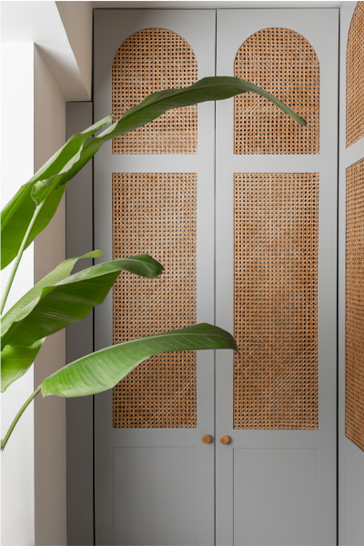 Cane & laminated door design – Beautiful Homes