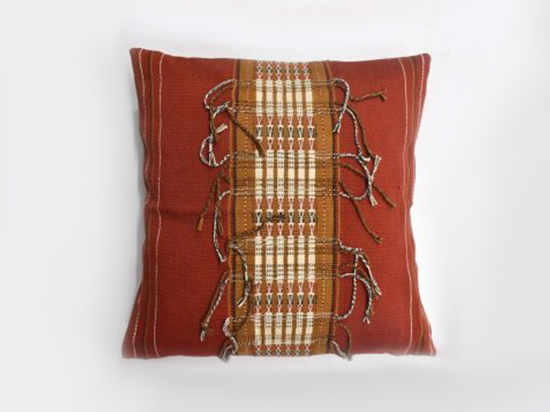Tasseled cushions designed by Heirloom Naga - Beautiful Homes