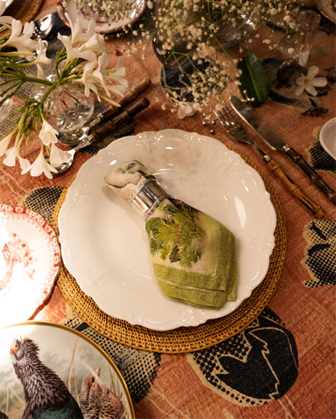 Animal Motif Napkin  for your table décor – Beautiful Homes