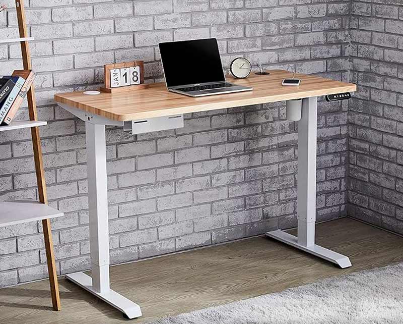 CO-Z Height Adjustable Computer Desk with USB Charging Station - Beautiful Homes