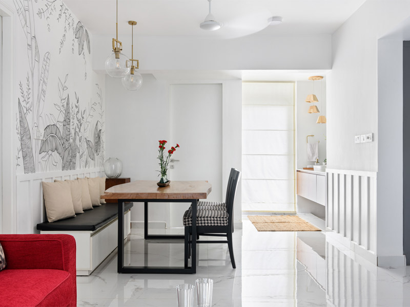 Enchanting pure white marble tile design for interiors - Beautiful Homes