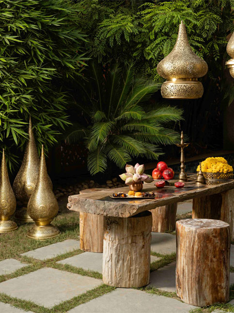 Wooden seating design idea – Beautiful Homes