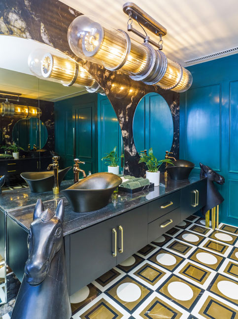 Bold bathroom design – Beautiful Homes