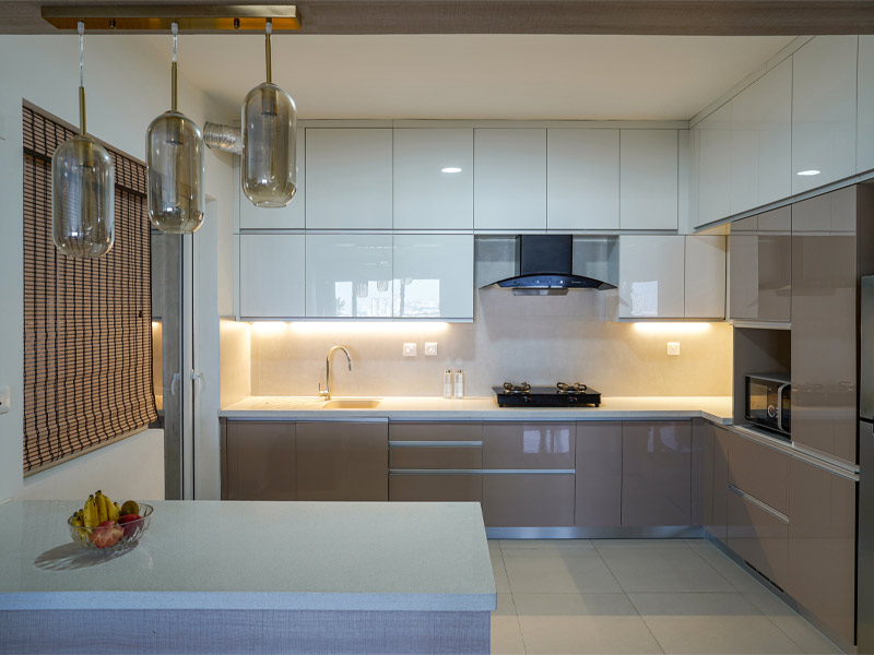 Modern steel kitchen cabinets for your interiors - Beautiful Homes