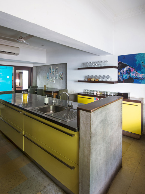 Yellow steel kitchen cabinets for your interiors - Beautiful Homes