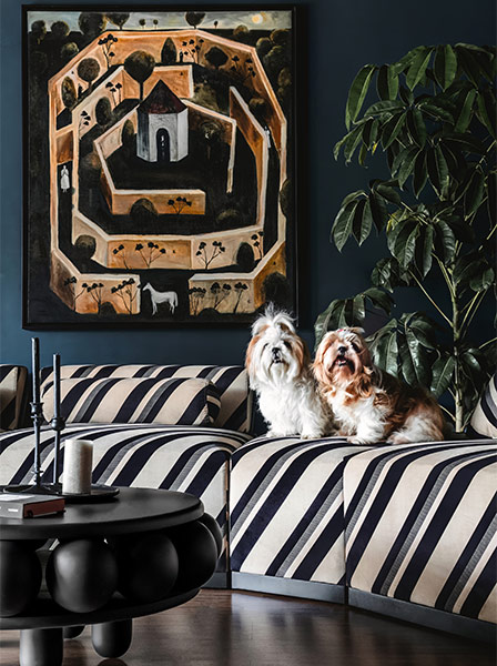 Striped sofa design for your space – Beautiful Homes