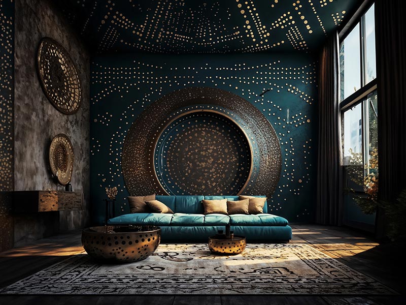 Indofuturism bedroom – Beautiful Homes