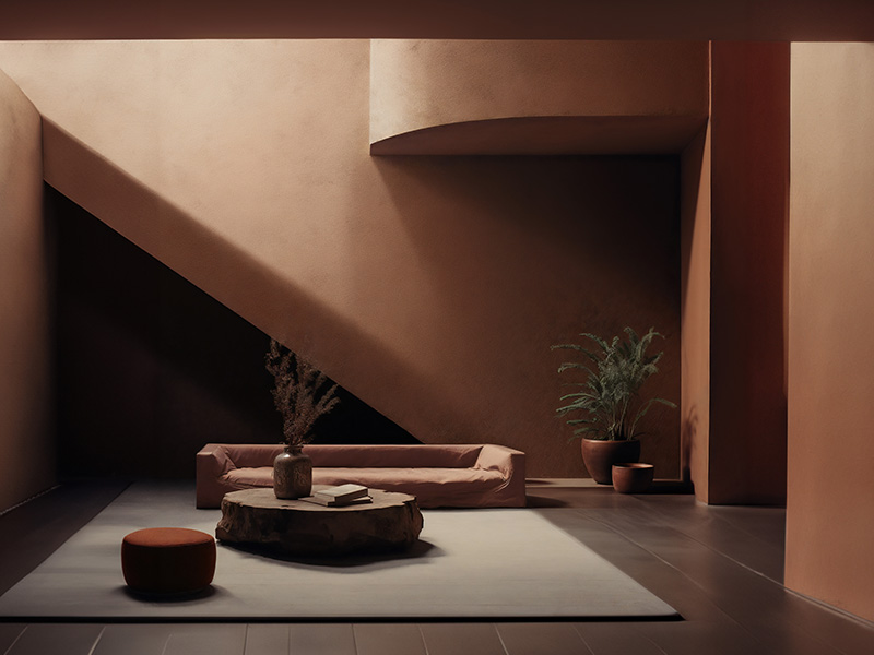 Terra living room with sofa – Beautiful Homes