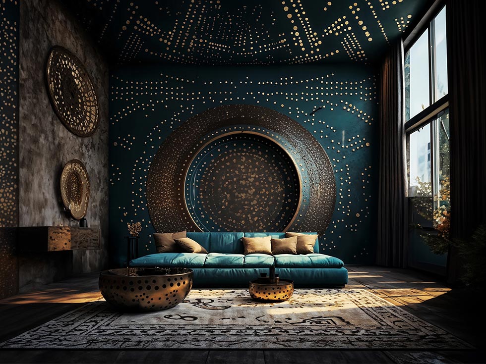 Indofuturism bedroom – Beautiful Homes