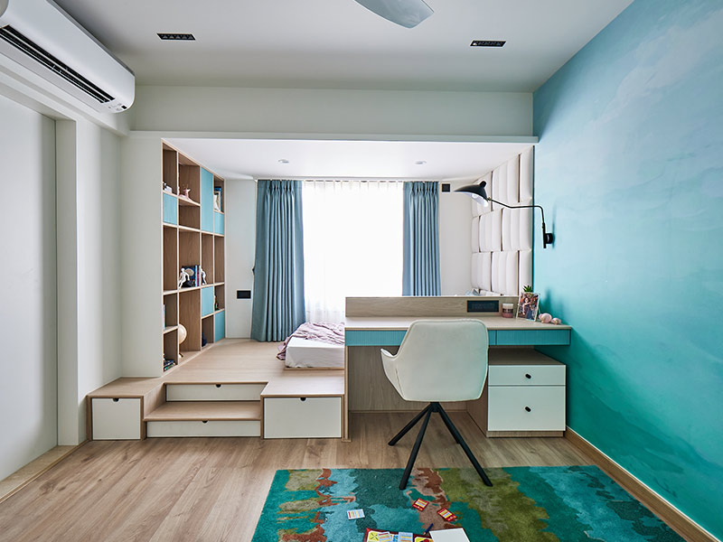 Modern blue bedroom design for your space – Beautiful Homes