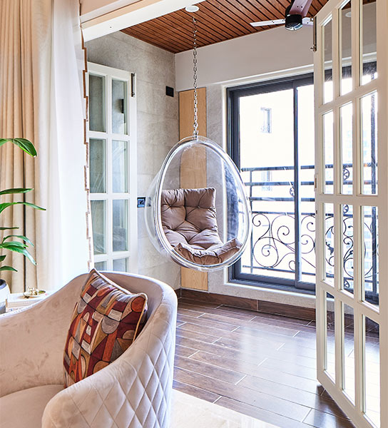 Swing chair design for balcony – Beautiful Homes