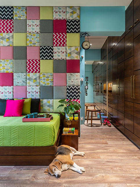 Colourful wall panel – Beautiful Homes