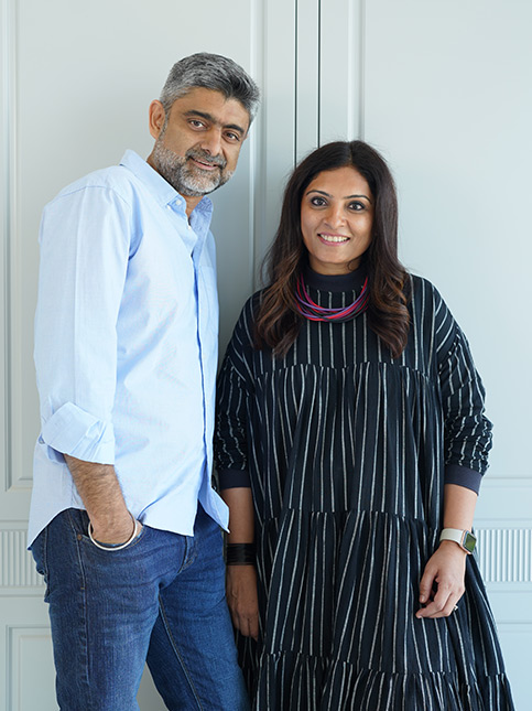 Kunal Khandelwal and Khushboo Khandelwal of Studio Design Inc  - Beautiful Homes