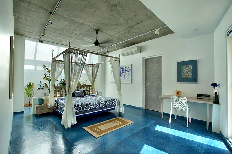 Modern blue bedroom design – Beautiful Homes