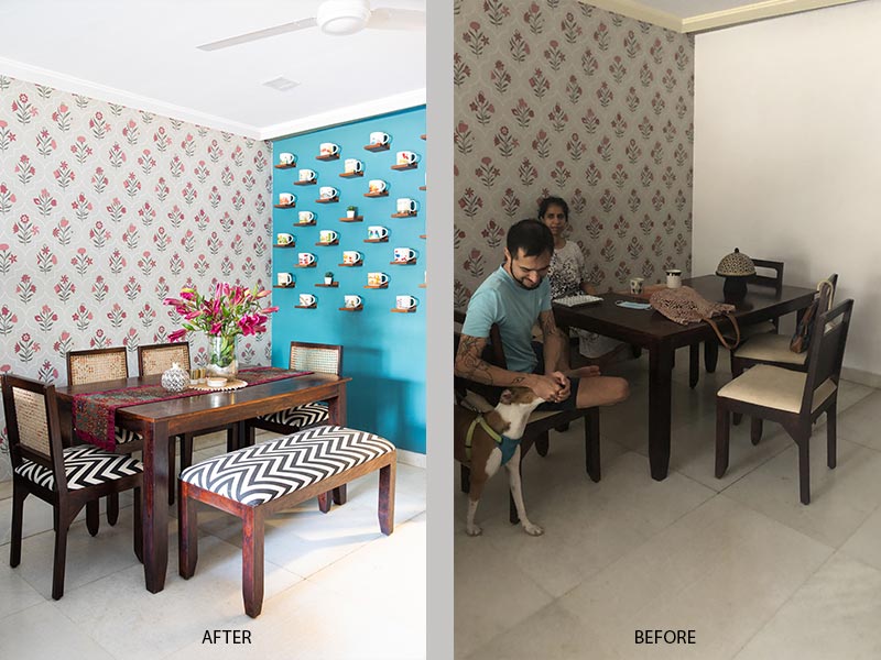 Focus wall in dining room design – Beautiful Homes