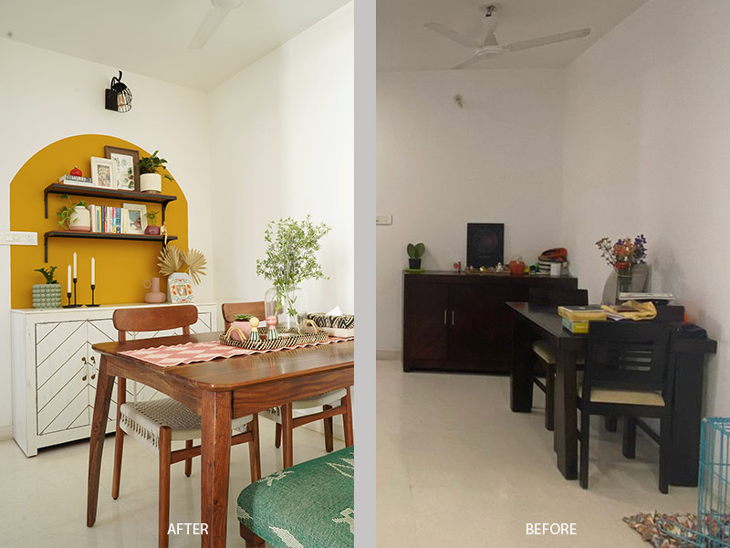 Wooden cabinet in dining room design – Beautiful Homes